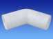1c163w White Osma L-flow Elbow 1c163 W
