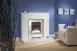 48 Inch Lauren Micro Marble Surround White