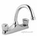 Danum Plus 5522cp D/flow Deck Sink Mixer Cp
