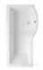 Brio 1650 Showerbath 5mm Right Hand Wh 23.4791r