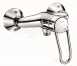 Delabie Mechanical Shower Mixer Top Outlet Sculpt Lever Offset Sp 2539