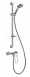 Delabie Mechanical Shower Mixer Top Outlet Sculpt Lever Offset Sp 2539skit