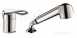 Delabie Mechanical Mixer Plus Base Plate Retract Spray Sculptured Lever