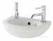 Elite Et4212 550mm Two Tap Holes Wash Basin Wh Et4212wh