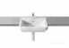 Dama-n Semi Recessed Basin White