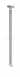 Delabie Ceiling Support L1000 For Rail 16 Polished Stainless Steel