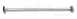 Delabie Extending Curtain Rail 20 Polished Stainless Steel