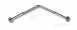 Delabie Adj Angled Curtain Rail 0.7-0.9m Polished Stainless Steel