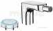 Aktiva A6/unica A 90cm Wall Bar Set Cp