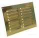 Stadium 9x 6 Inch Brass Louvred Vent Bm342