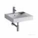 3d Washbasin 500x485 With Right Hand Shelf 1 Tap 3d4411wh