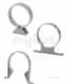 Pipe Clip Plastic 3in/82mm Socket Saddle Sc37b