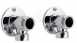Eastbrook Backplate Elbow Unions Ch