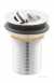 Flip Top Basin Waste Unslotted Chrome 4.5240