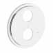 Basin Pillar Taps Deck Mounted-chrome Ken-106/cd-c/p