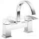Marina Two Tap Holes Deck Bath Filler Chrome Plated 4g3126