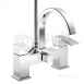 Marina Two Tap Holes Deck Bath/shower Mixer And Kit Cp