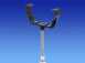 4t894b Black Osma 4 Inch Bow And Pin Sq Line