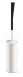 Delabie Wc Brush Set Floor Standing Lid Plus Ergo Handle Wht Ep St Steel