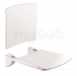 Delabie Lift-up Comfort Shower Seat Plus Backrest Polished St Steel