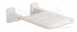 Delabie Lift-up Shower Seat L650 White Epoxy