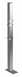 Delabie Column For Wall Or Drop Down Rail H1000 St Steel Satin