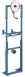 Delabie Tempofix 2 Urinal Valve Frame 3sec For Walls 40-130mm