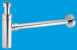 Ideal Standard Wbk02w Basin Waste-plastic Plug Chrome Plated 1.25 Inch