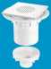 Mcalpine Tsg2t6wh Trapped Shower Gully Tile 150mm