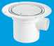 Mcalpine Tsg3wh Seal Shower Gully Grate 50mm White