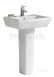 Eastbrook Quba Basin 590mm One Tap Hole Wh