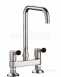 Delabie Mixfoot Floor Mounted Pedal Operated Mixer Mm1/2 Inch W-out Nut