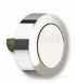 Delabie Round Mirror Studded Peg 20 Chrome Plated Brass