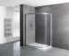 Volente 900x760 Single Door Offset Quad Silver 58.110
