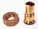 1x 22mm Brass Gas Meter Union And Washer