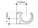 5z082 40mm Pipe Clip Black Abs 5z082b
