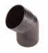 5z263b 40mm Spigot Bend 135deg Black