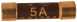 Kempston Controls Bk1/c180-5a Plug Top Fuse Bs1362 (pack Of 10)