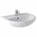 Colorado Semi Recessed Basin One Tap Hole White 64.0026