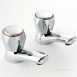 Mercia Modern 3/4 Inch Bath Pillar Taps