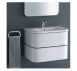 Cala Base Unit For 750mm Basin Gls White