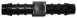 Aspen Plastic Straight Connector 3/8 Inch (pack Of 5)