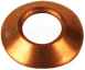 Parker 2gf4 Flanged Copper Gasket 1/4 Inch