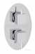 Eastbrook Oval Twin Plate Round Rings Chrome