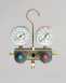 Javac 2-valve Dry Gauge Manifold Bar/psi