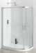 Urban Shower Screen Silver 23.625
