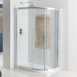 Corniche Easy Clean Offset Quad 900x800 Silver 69.0063