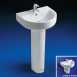 Ideal Standard Arc E785301 550mm Two Tap Holes Basin White