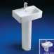 Ideal Standard Cube E799201 550mm One Tap Hole Short Basin White
