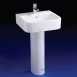 Ideal Standard Square E3100 500 X 450mm One Tap Hole Basin White